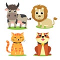 Animals collection vector desogn