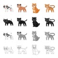 Animals, cow, milk, and other web icon in cartoon style.Nature, forest, zoo icons in set collection. Royalty Free Stock Photo