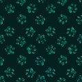 Animals footprints seamless cat and dogs pattern for wrapping paper and fabrics and linens and kids clothes print