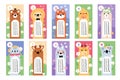 Animals multiplication table. Childish funny educational stickers, mathematics card, learning educational material Royalty Free Stock Photo