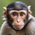 Animals primates wildlife monkeys. Generate AI