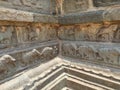 Animals sculptured on stone in Hampi , Karnataka, India in ancient temple of Vijayanagara kingdom