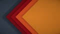 Animated abstraction of large gradient colorful squares moving from right to left on the grey background. Animation