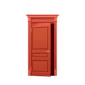 Animated ajar door