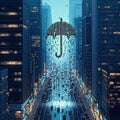 Animated ASCII Rain Create a simple animation of falling rain us