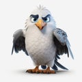 Angry Birds 2 Lone Eagle: Daz3d Animated Character With Textured Expressions