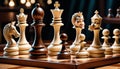 Animated Chess Pieces on Board