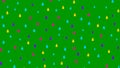 Animated colorful raindrops falling from above. It\'s raining. Looped video.