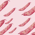 Animated Cranberry bean pattern, ideal footage for themes such as cooking and vegeterian recipes Royalty Free Stock Photo