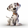 Animated Dalmatian: A Pixar-style 3d Dog Animation