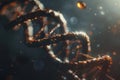 Animated DNA Replication Visualization Royalty Free Stock Photo