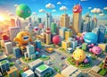 Animated Explainer Video Understanding Complex Concepts with Engaging Aerial Chat Bubbles and Characters