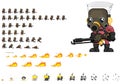 Animated Exterminator Character Sprites