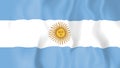 Animated flag of Argentina