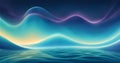 Animated floating particles in a smooth, slow wave pattern, evoking a sense of peaceful breathing