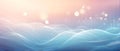 Animated floating particles in a smooth, slow wave pattern, evoking a sense of peaceful breathing
