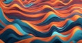 Animated floating particles in a smooth, slow wave pattern, evoking a sense of peaceful breathing