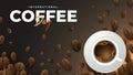 animated footage of international coffee day greetings