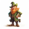 Animated Grease Gnome: A Dignified 2d Leprechaun Illustration