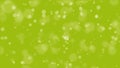 Lime green bokeh background