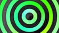 Animated Multicolor Green Gradient Stripes And Circles Loop