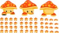 Animated Mushroom Character Sprites