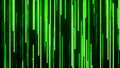 Animated Particles Line Background. Falling glowing lines, abstract animation background. Seamless loop. 3D rendering. Royalty Free Stock Photo