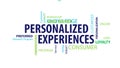 Animated Personalized Experiences Word Cloud