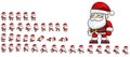 Animated Santa Claus Game Character Sprite Royalty Free Stock Photo