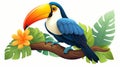 Animated Toucan Clip Art For Storybook Illustrations And 2d Game Art