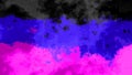 Animated twinkling stained background full HD seamless loop video - watercolor splotch liquid effect - color hot pink magenta roya