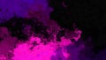 Animated twinkling stained background seamless loop video - watercolor splotch effect - color hot pink magenta purple violet black