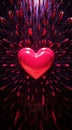 animated valentines day holograms red heart