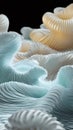 Animated visualization of compound interest as waves growing larger with time.