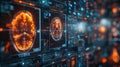 Animated Workflow of a Brain Scan Analysis System