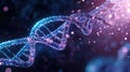 animation animating DNA strand Royalty Free Stock Photo