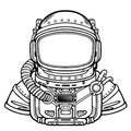 Animation Astronaut in a space suit. Royalty Free Stock Photo