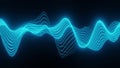 Animation of Audio wavefrom.