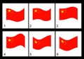 Animation Chinese Flag