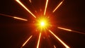 Hyperspace background with shining starburst