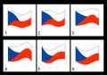 Animation Czech flag