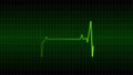 Heart monitor EKG animation
