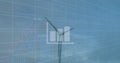 Animation of graphs and data over wind turbine