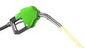 Green Gas Nozzle Dispensing Fuel 3d Animation