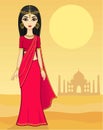 Animation Indian princess