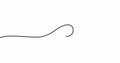 Animation of the infinity symbol drawn with one line. Repetitions or unlimited cycling. Alpha channel. 4K