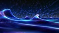 animation, motion effect, The image depicts a mesmerizing pattern of wave lines undulating 60 fps 8 sec.