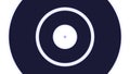 Animation with moving circles and pulse wave. Design. Ring in center pulsates and gives annular wave. Background