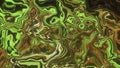 Animation of moving pattern of liquid plasma. Motion. Molten liquid moves with colorful pattern. Plasma or metallic