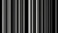 Animation of moving vertical lines on black background. Design. Moving vertical barcode lines in space. Computer space
